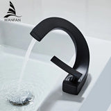 Basin Faucets Modern Bathroom Mixer Tap Brass Washbasin Faucet Single MD DC PRINT