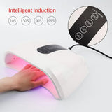Lights Nail Dryer Red Light Fast Drying LED Nail Lamp Tow Hand Big Lamp MD DC PRINT