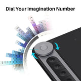 Huion Inspiroy Dial Q620M Graphic Tablet Wireless Drawing digital Pen