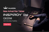 Huion Inspiroy Dial Q620M Graphic Tablet Wireless Drawing digital Pen