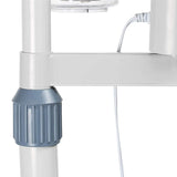 2 in 1 Facial Steamer Ionic Ozone Facial Steamer on Wheels with 5X Magnifying Lamp Hot Mist