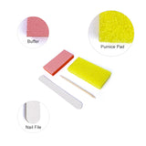800 Sets/Carton Disposable Pedicure Kits Nail Sets Sand File Buffer Sponge