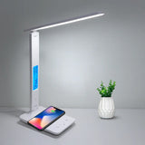 LAOPAO 10W QI Wireless Charging LED Desk Lamp With Calendar Temperature