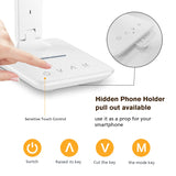 LAOPAO 10W QI Wireless Charging LED Desk Lamp With Calendar Temperature