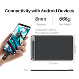 Huion Inspiroy Dial Q620M Graphic Tablet Wireless Drawing digital Pen