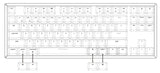 Keychron K8 A Wireless Bluetooth Mechanical Keyboard 87 Keys Gateron Switch White Backlight Keyboard
