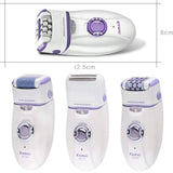 Electric Women Epilator Female Shaver Leg Body Hair Removal Lip MD DC PRINT