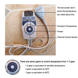 Electric Infrared Heat Therapy Pad Heated Jade Germanium Stone Massage