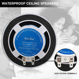 4 Inch 160W Marine Waterproof Bluetooth Speakers For ATV UTV SPA Golf Motorcycle Boat SPA UV-Proo