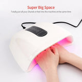 Lights Nail Dryer Red Light Fast Drying LED Nail Lamp Tow Hand Big Lamp MD DC PRINT