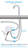 Suguword Chrome Infrared Sensor Basin Sink Faucet Touchless Automatic Touch Free Water Saving Sensor Deck Mount Sense Mixer Tap
