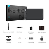 Huion Inspiroy Dial Q620M Graphic Tablet Wireless Drawing digital Pen