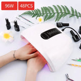 Lights Nail Dryer Red Light Fast Drying LED Nail Lamp Tow Hand Big Lamp MD DC PRINT