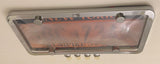 1st Gen. Phantom Tag Protector Clear License Plate Cover & Chrome Frame + Chrome Bolt Caps