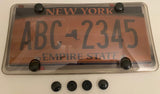 Phantom Tag Protector 1st Generation Tinted License Plate Privacy Shield + Black Bolt Caps