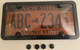1st Gen. Phantom Tag Protector Tinted License Plate Cover & Black Frame + Bolt Caps