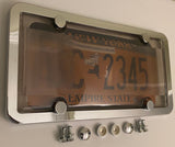 3rd Gen. Phantom Tag Protector Tinted License Plate Cover & Chrome Frame w/Bolts & Bolt Caps