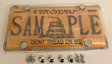 Phantom Tag Protector 4Th Gen. Clear License Plate Cover w/Bolts & Chrome Bolt Caps