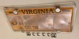 Phantom Tag Protector 4Th Gen. Clear License Plate Cover w/Bolts & Chrome Bolt Caps