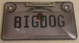 Motorcycle 3rd Gen. Phantom Tag Protector Tinted/Smoked License Plate Privacy Shield