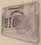 Motorcycle 3rd Gen. Phantom Tag Protector Clear License Plate Privacy Shield