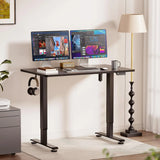 47.2" Electric Standing Desk with Memory Presets, Adjustable Height Computer Table