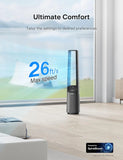 40" Smart Bladeless Fan for Bedroom - Tower Fan, Alexa/Google / WiFi