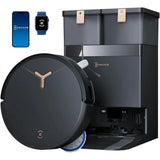 Powerful Robot Vacuum and Mop w/ 18,500Pa Suction, Auto-Lit, Edge Cleaning