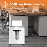 Micro-Cut Shredder: 12-Sheet, 60-Min Continuous, Shreds Paper