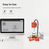 EasyThreed K7 3D Mini Printer 100x100x100mm No Heated Bed One-Key Printe with TF Card