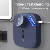 Hot Soap Dispenser Automatic Wall-mounted Rechargeable Temperature Display Liquid Foam Soap Dispensers