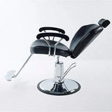 Black PU Material Hydraulic Reclining Barber Chair Sn S
