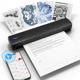Portable Printer Wireless Inkless Thermal Printer A4 Bluetooth