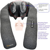 5D Neck and Shoulder Massager with Heat and Armrests for Tired Muscles
