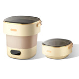 13L Portable Washing Machine for Underwear & Socks, Foldable Mini Washer with 3 Wash Modes
