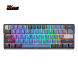 RK61 Plus ROYAL KLUDGE Tri-mode Mechanical Keyboard 2.4G Wireless Bluetooh RGB Backlit Gamer Keyboards
