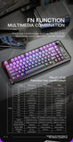 FREEWOLF M75 Wireless Keyboard, Bluetooth Dual-mode, PBT Gradient Ball Cap