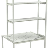 Over The Washer and Dryer Storage Shelf 3-Tier  Bathroom Storage and Organizer Rack  Hanging