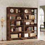 Tribesigns 6-Tier Bookcase, 71 Inches Industrial Bookshelves and Bookcases