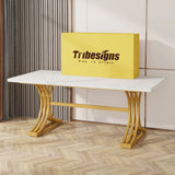 Tribesigns 63-Inch Rectangular Dining Table for 4 to 6, Modern Kitchen Table