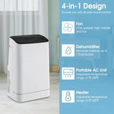 Portable air conditioner with heat for home office, 15000 BTU, up to 800 sq.ft.