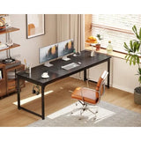 71 Inch Computer Desk with USB Ports for Large Office and Study Spaces Ideal for Student Writing and Long Hours of Work Modern