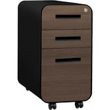 Furniture Stockpile Slim 3-Drawer Mobile File Cabinet with Lock - Under Desk