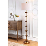 LL4003A Lighting Collection Ln Lea 63.5 Antique Gold Floor Lamp, Metal
