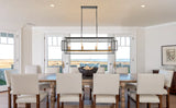 Retro Industrial Chandelier for Table Dining Room Kitchen Island Bar Light Pendant
