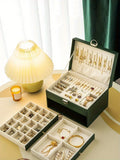 1PC Necklace Earrings Jewelry Storage Organizer Box, Ideal choice for Gifts