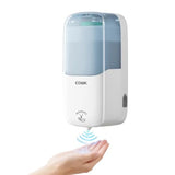 Automatic Soap Dispenser Wall Mount, 33.8oz/1000ml Dish Soap Dispenser for Bathroom, Touchless Electric