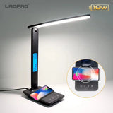 LAOPAO 10W QI Wireless Charging LED Desk Lamp USB Charging Port