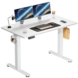 JHK Electric Standing Desk Height Adjustable 40x24 Inch Stand Up Sit Stand