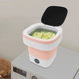 12L Portable Washing Machine, 3 Cleaning Modes Foldable Washing Machine, Travel Mini Washing